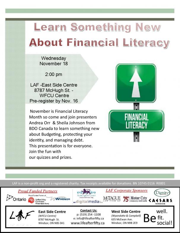 Learn Something New About Financial Literacy
